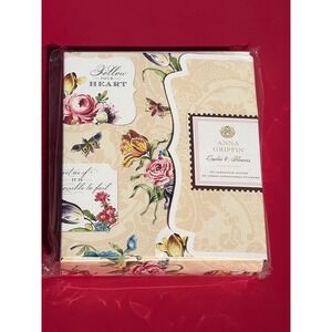 Anna Griffin Quotes & Flowers Cardstock Stickers Scrapbook Set 120pc AG772